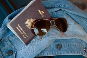 Photo passeport avec lunettes de soleil