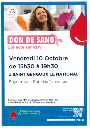 Affiche don du sang