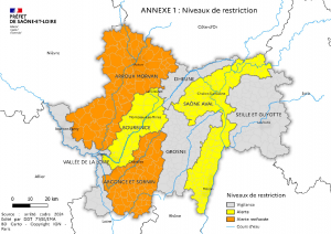 Carte Saône et Loire